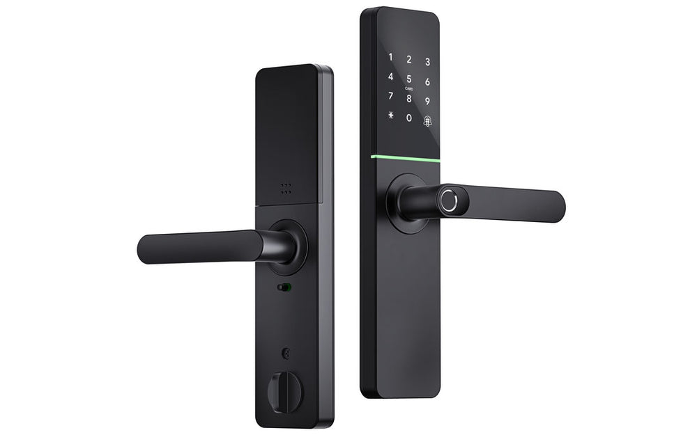 SL-H91B-BLK Smart 5-IN-1 Lever Mortise Lock - Black